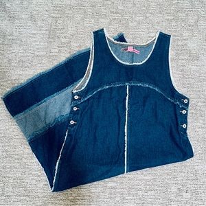 Denim Overall Dress